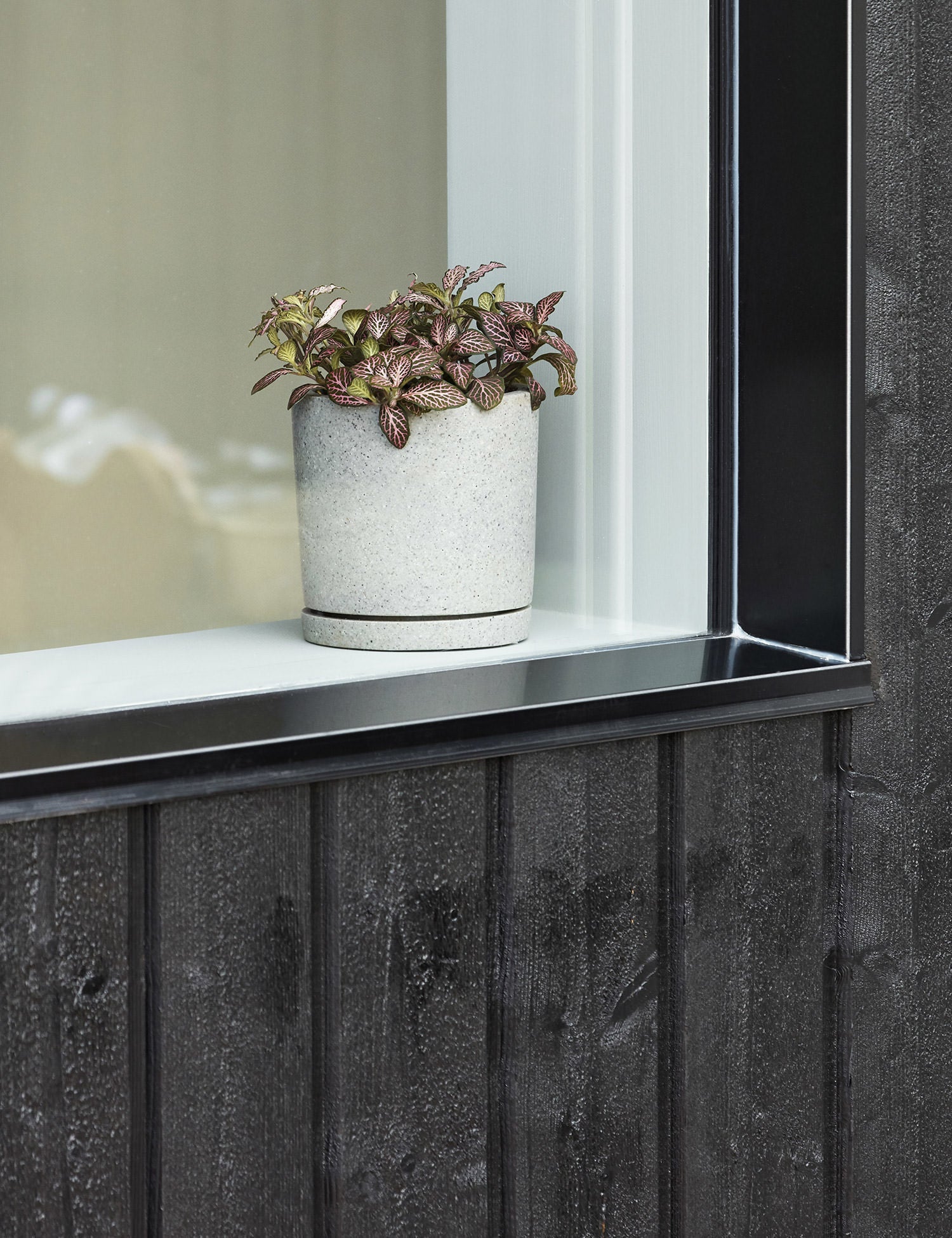 Plant Pot with Saucer - #color_grey