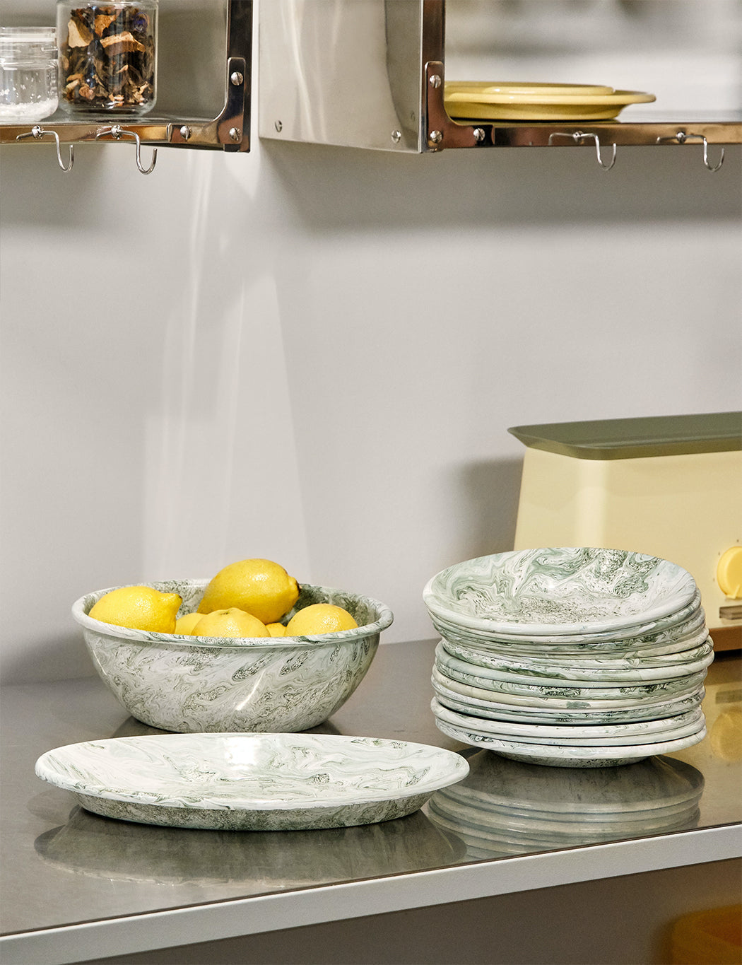 Enamel Salad Bowl