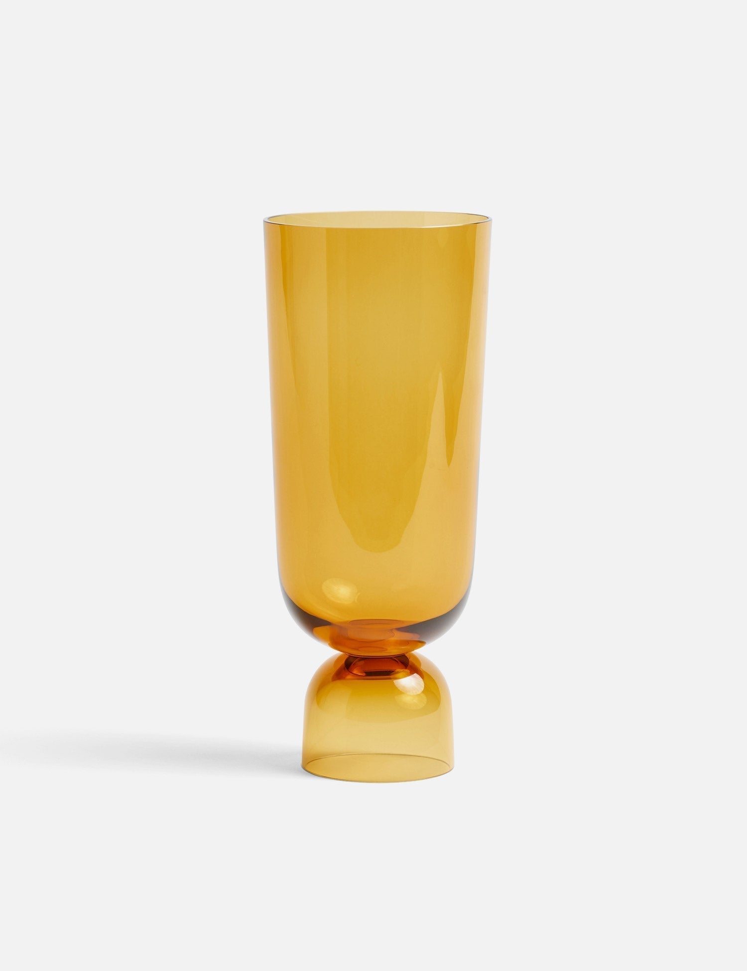 Bottoms Up Vase (Soft Amber)